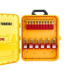 Stazione di Bloccaggio per 10 Lucchetti e 6 Chiusure <span class=keywords><strong>a</strong></span> Catenaccio, Adatta per Appendere Lucchetti di Sicurezza e Altri Dispositivi di Bloccaggio - Product Image 2