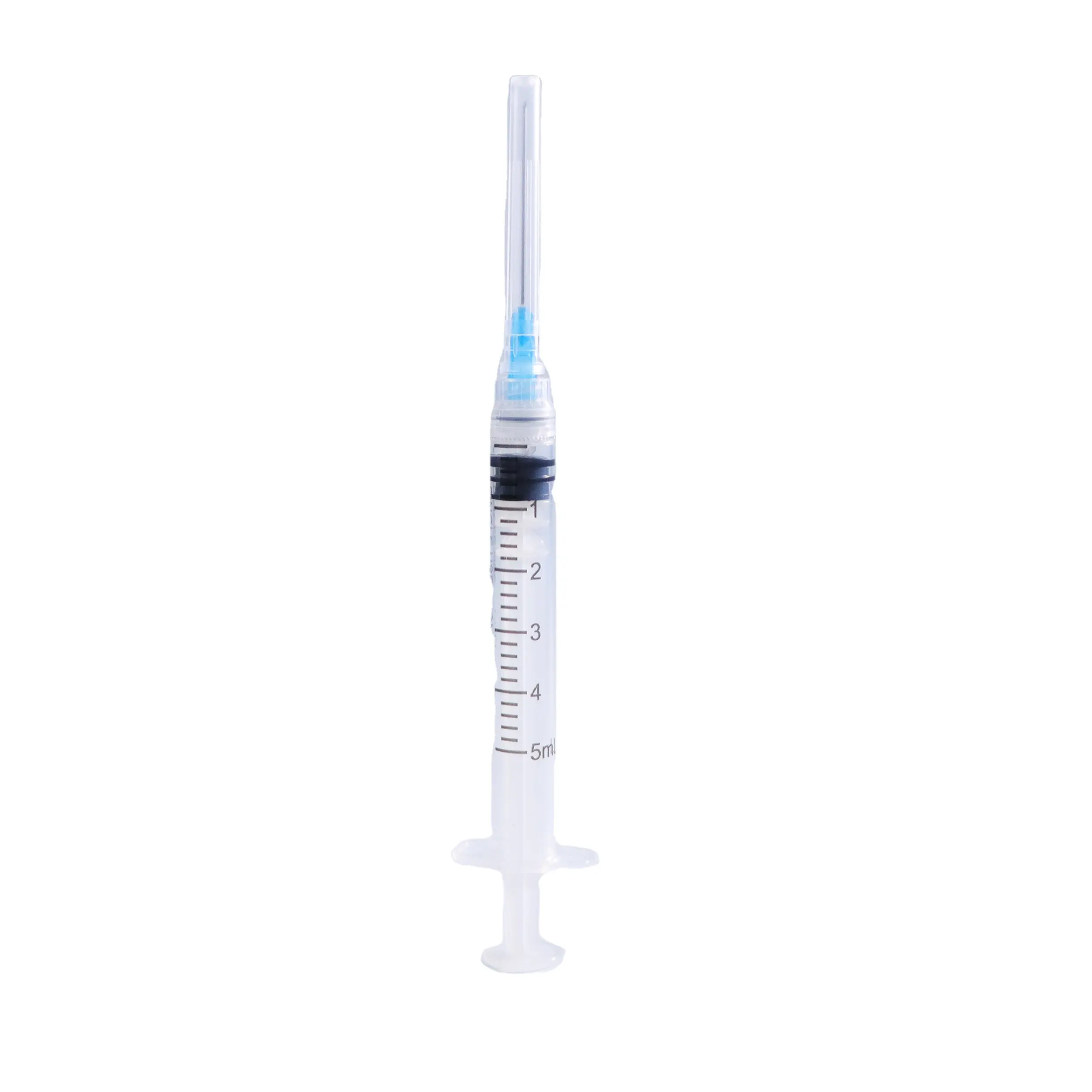 Seringue de sécurité jetable rétractable de 5ml, Injection médicale d'hôpital