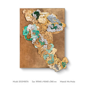 Pezzi d'arte fatti a mano d'oro accessori interni per la casa grande arte della parete decorazione per la casa opere d'arte per il soggiorno - Product Image 2