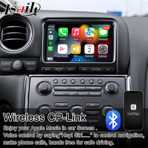 Lsailt 8G sans fil <span class=keywords><strong>Apple</strong></span> CarPlay Android Auto Solution Interface avec NetFlx, sortie vidéo pour moniteur d'appui-tête pour GT-<span class=keywords><strong>R</strong></span> GTR R35 - Product Image 3