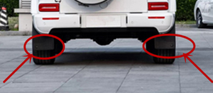 אביזרים לרכב g-מחלקה מעל פנדר פנס אחורי fenders עבור מרקדס benz w463 משודרג + 2019 + שומר בוץ אחורי פנדר אחורי - Product Image 4