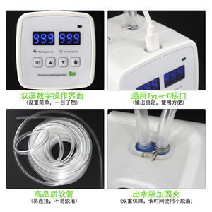 Système d'irrigation goutte à goutte intelligent à minuterie pour plantes en pot et succulentes, arrosage automatique extérieur avec minuterie numérique - Product Image 3