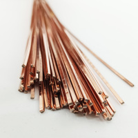Baguettes de soudure plates en alliage de cuivre phosphoreux AWS BCuP-5 pour la climatisation, les réfrigérateurs et les unités de chauffage, de ventilation et de climatisation (HVAC)