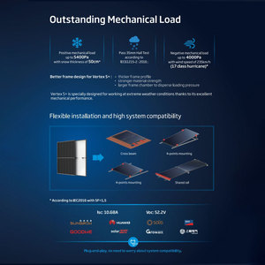 แผงเซลล์แสงอาทิตย์ <span class=keywords><strong>Trina</strong></span> 415w <span class=keywords><strong>420w</strong></span> 425w 430w 435w 440w 445 แผง PV สีดําเต็ม <span class=keywords><strong>vertex</strong></span> s ระบบไฮบริดแบบสองหน้าชุด - Product Image 5