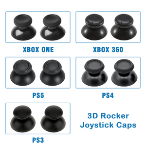 Tapas de cubierta de plástico para PS4 PS5 PS3 <span class=keywords><strong>PS2</strong></span> XBOX360 XOBXONE Thumbsticks Joystick analógico Mushroom Shell <span class=keywords><strong>Controller</strong></span> Piezas de reparación - Product Image 6