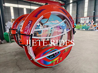 Manèges de parc d'attractions en plein air Happy 360 degrés Rotation Control Rolling Car Carnaval 360 Adult Happy Swing Ride Rocking