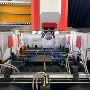 SRM PHD Series Perceuse CNC à portique à grande vitesse Eco-Friendly 5.5kW 200mm Max Drilling Dia. Taraudage de fraisage en acier métallique - Product Image 3