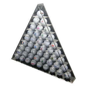 Hiện đại thân thiện với môi Acrylic kim tự tháp 45 bóng golf hiển thị trường hợp - Product Image 2