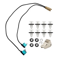 101600900C 104284500B Kit de reparación de manija de puerta de coche con microinterruptor y arnés para Tesla Model S con clips de panel de puerta, piezas de automóvil