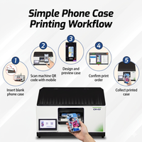 Nouvelle imprimante jet d'encre UV A5 de bureau, haute précision, automatique, portable, à plat, pour coques de téléphone personnalisées, acrylique, personnalisable