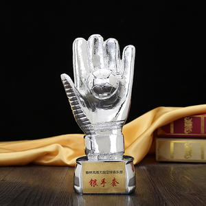 Trofi Bola Basket Polyresin Diskon Besar, Piala Sarung Tangan Kiper Emas Custom, Souvenir Bertema Olahraga Lukis Tangan untuk Penggemar - Product Image 3