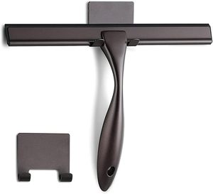 Limpiaparabrisas de silicona para baño de vidrio al por mayor BX con soporte de ganchos - Product Image 6