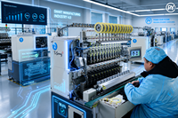 Transformateur électronique toroïdal haute fréquence EC42 pour instrument de thérapie par impulsions, haute efficacité, entrée 110V, sortie 380V/36V, CE