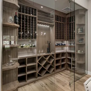 Luxury Corner Home Wine Bar Cabinet