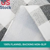 Nappe imprimée à carreaux élégante sans tarif pour événements fêtes mariages support non tissé linge de table décoratif durable