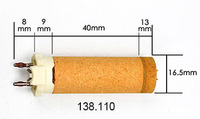 BRIGHT Elementos Calefactores de Repuesto de Alta Calidad 138.110 120V 550W Núcleo de Calor Cerámico