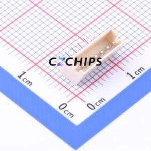 HC-ZH1.5-6AW Wire-to-Board Pin Header Bent Lead Through Hole,P=1.5mm Connector 1x6P 1.5mm Right Angle Insert ZH - Product Image 1