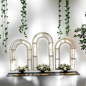 Arche de treillis de jardin en métal de style professionnel pour l'extérieur, fournitures de jardin décoratives pour plantes grimpantes, design artificiel - Product Image 3