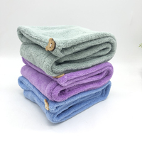 Woven Microfiber Bath Shower Head Towel for Hair Salon and Bathroom Drying Eco-Friendly Quick-Dry 300-400GSM