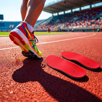 Semelles de sport TPEE à haute résilience et confort - Inserts de course à mousse d'azote supercritique avec soutien de la voûte plantaire pour athlètes