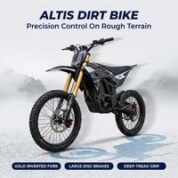 Nova Moto Elétrica Off-Road CANADA Altis Sigma 2026 com Motor Central de 25kW de Pico, Bateria de 97.2V 35Ah e Velocidade de 80MPH para Motocross
