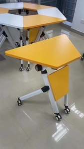 โต๊ะอเนกประสงค์พับได้โต๊ะฝึกและเก้าอี้รวมกันโต๊ะต่อทันสมัย - Product Image 5