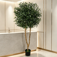 Direkt vom Hersteller Hochzeitsdekoration Künstliche Olivenpflanzen Lebensechter Künstlicher Bonsai-Baum Innen-Blumenarrangements Weihnachtsgeschenke