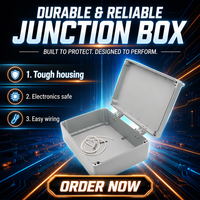 Boîtier de jonction en aluminium étanche IP67 et résistant aux chocs pour carte de circuit imprimé