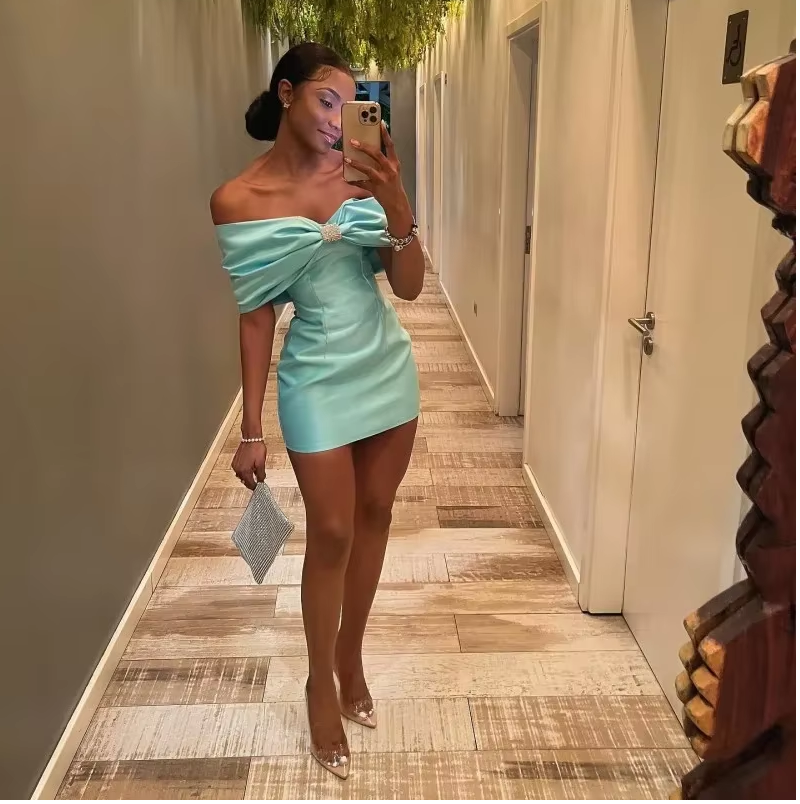 homecoming dresses straight Rosie Strapless Sequin Bodycon Mini Dress • Shop American Threads Women's Trendy Online Boutique Black / L main image 0