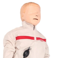 DARHMMY Mannequin de simulation de RCR simple pour enfant pour la formation aux urgences avec accessoires