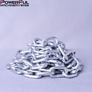 Aleación de hierro de alta prueba Carbono 1/4 "-1/2" Cadena soldada de carbono Chapado en zinc electrogalvanizado G30 Pulido - Product Image 6