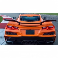 Kit carrosserie comprenant des grilles de pare-chocs avant et arrière, un capot et un diffuseur, adapté à la Chevrolet Corvette C8 Z06 23-24