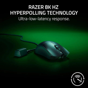 Chuột chơi game không dây <span class=keywords><strong>Razer</strong></span> <span class=keywords><strong>Viper</strong></span> V3 Pro mới: Thiết kế đối xứng, nhẹ 55g, tốc độ lấy mẫu 8K, công nghệ quang học Gen3, thời lượng pin 95 giờ - Product Image 6