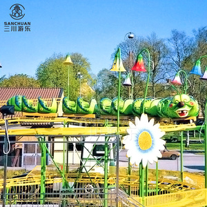 <span class=keywords><strong>Manège</strong></span> pour enfants de parc d'attractions, mini-rouleau-roulant Caterpillar Wacky Worm économique pour jardin, à vendre - Product Image 5