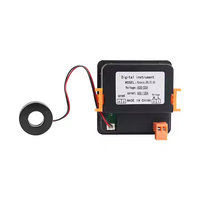 Voltmeter Digital Presisi Tinggi dan Meter Arus Layar Ganda 1-120A AC50-500V 72*72mm Instrumen
