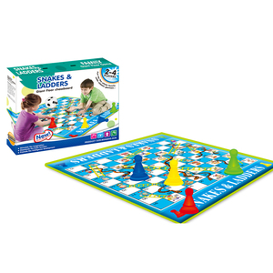<span class=keywords><strong>Jeu</strong></span> <span class=keywords><strong>de</strong></span> Serpents et Échelles Géant en Plastique avec Grands Dés en Mousse – <span class=keywords><strong>Jeu</strong></span> <span class=keywords><strong>de</strong></span> Société Éducatif Portable et Facile à Jouer pour les Réunions <span class=keywords><strong>de</strong></span> Famille - Product Image 3