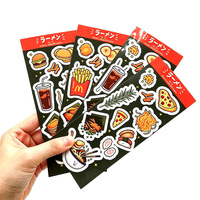 Feuille d'autocollants en plastique transparent holographique écologique personnalisée, certifiée Sedex, pour impression d'étiquettes, découpe Kiss-Cut, vinyle artisanal