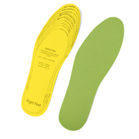 Semelles intérieures de sport en coton et latex, respirantes, absorbant la transpiration, anti-odeur, coussinets confortables pour hommes et femmes