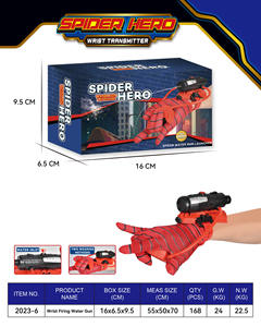 Pistola de Agua de Plástico de <span class=keywords><strong>Spiderman</strong></span>, Juguete de Verano para Juegos al Aire Libre en la Playa con Lanzador de Muñeca para Niños, Batallas de Agua Unisex - Product Image 4