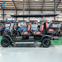 Nouvelle Arrivée, Dernier Design, Voiturette de Golf Électrique 6 Places, Fournisseur de Chariots de Golf 4+2, Apparence Avancée