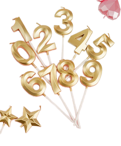 Bougies <span class=keywords><strong>d</strong></span>'<span class=keywords><strong>anniversaire</strong></span> numérotées 2026, <span class=keywords><strong>d</strong></span>écorations de <span class=keywords><strong>gâteau</strong></span> scintillantes 0-9 en cire pour <span class=keywords><strong>anniversaire</strong></span>, mariage, fête, célébration, boîte emballée - Product Image 3