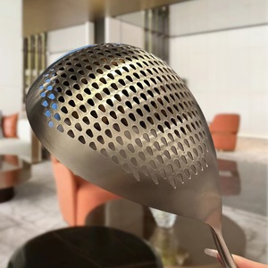 Vente chaude 304 ustensiles de cuisine en acier inoxydable miroir cuisine grande <span class=keywords><strong>passoire</strong></span> <span class=keywords><strong>passoire</strong></span> alimentaire argenterie - Product Image 4