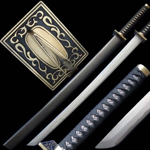 <span class=keywords><strong>Katana</strong></span> Ninja Negra de <span class=keywords><strong>50</strong></span> Pulgadas en Oferta, Fabricación Exquisita para Decoración y Colección - Product Image 1