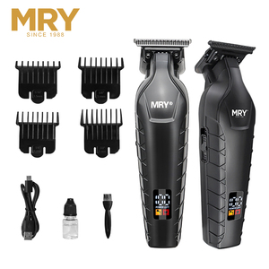 เครื่องเล็มผมไฟฟ้าแบบชาร์จไฟได้เครื่องตัดผมไฟฟ้าสำหรับเครา - Product Image 4