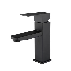 Modern Classic Four-way Stainless Steel Faucet Wide-Mouth Waterfall Design for Bathroom Washbasin Hot Cold Water Supply - Product Image 2