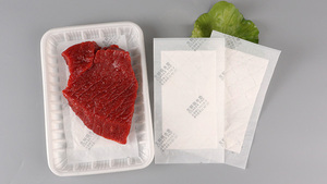 Sacs d'emballage alimentaire 100 % pulpe, tampons absorbants pour l'eau, le sang et la viande, pour barquettes de viande, en vente - Product Image 3