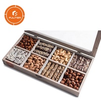 Recycler Alimentaire Fruits Secs Noix Boîte Emballage Personnalisé De Luxe Chocolat Dates Kraft Cadeau Pâtisserie Boîte