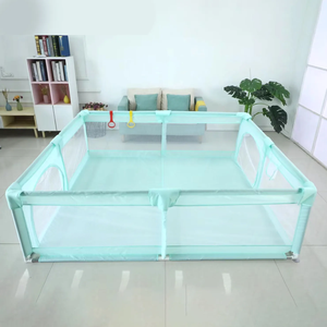 Parc pour bébé pliable portable en tissu Oxford avec portes Sécurité intérieure pour enfants Couleur et taille personnalisées - Product Image 2