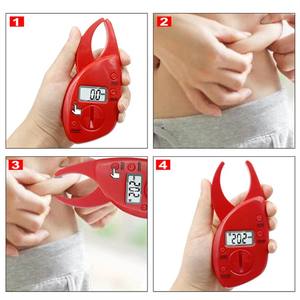 디지털 체지방 캘리퍼스 피부 분석기 측정 피트니스 슬림 유지 건강 테스터 skinfold 체지방 모니터 피지 측정기 - Product Image 5