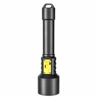Lampe de plongée submersible en alliage d'aluminium XHP70/XHP160 LED IP68 étanche rechargeable 100M sous l'eau 1000 Lumens USB-C